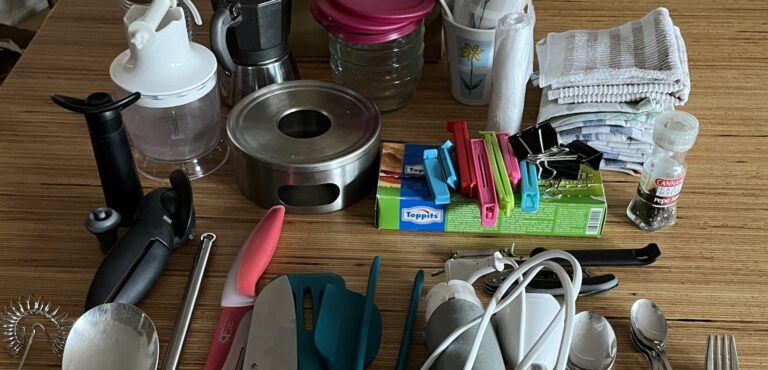 was ich so alles dabei habe …. Küche