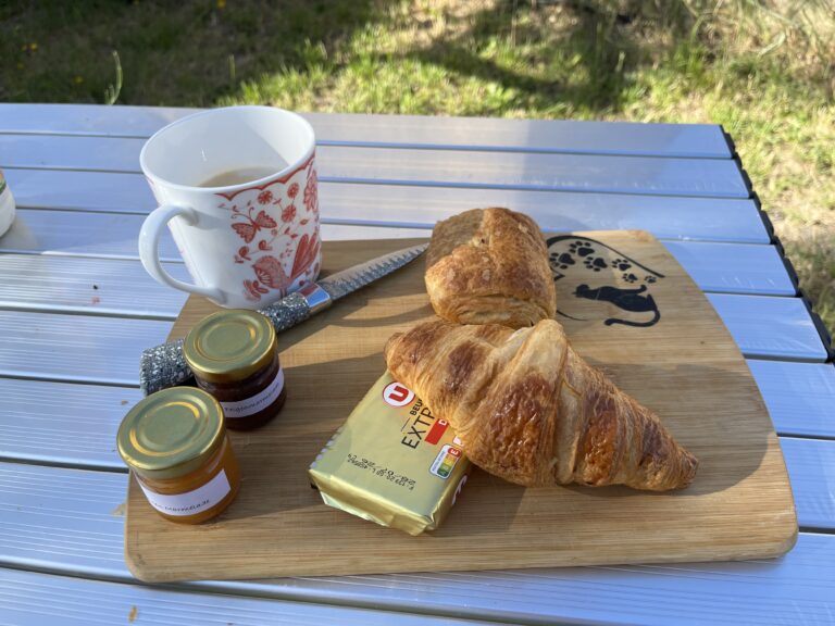 Petit dejeuner Camping